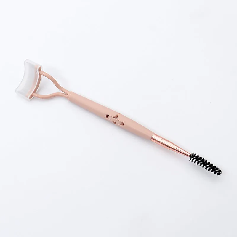 Foldable Steel Teeth Eyelash Brush