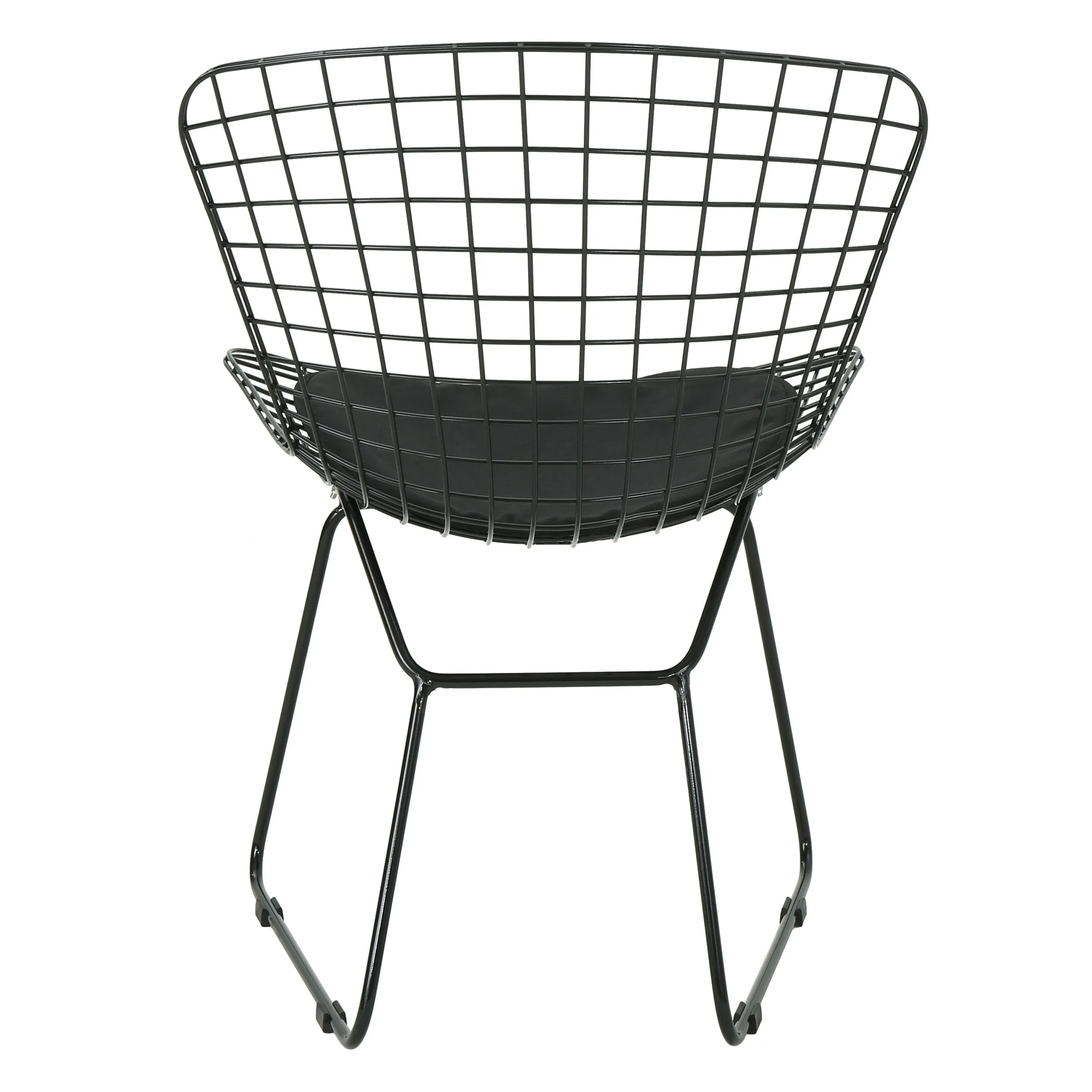 Fonda Outdoor Iron Chairs (Set of 2)
