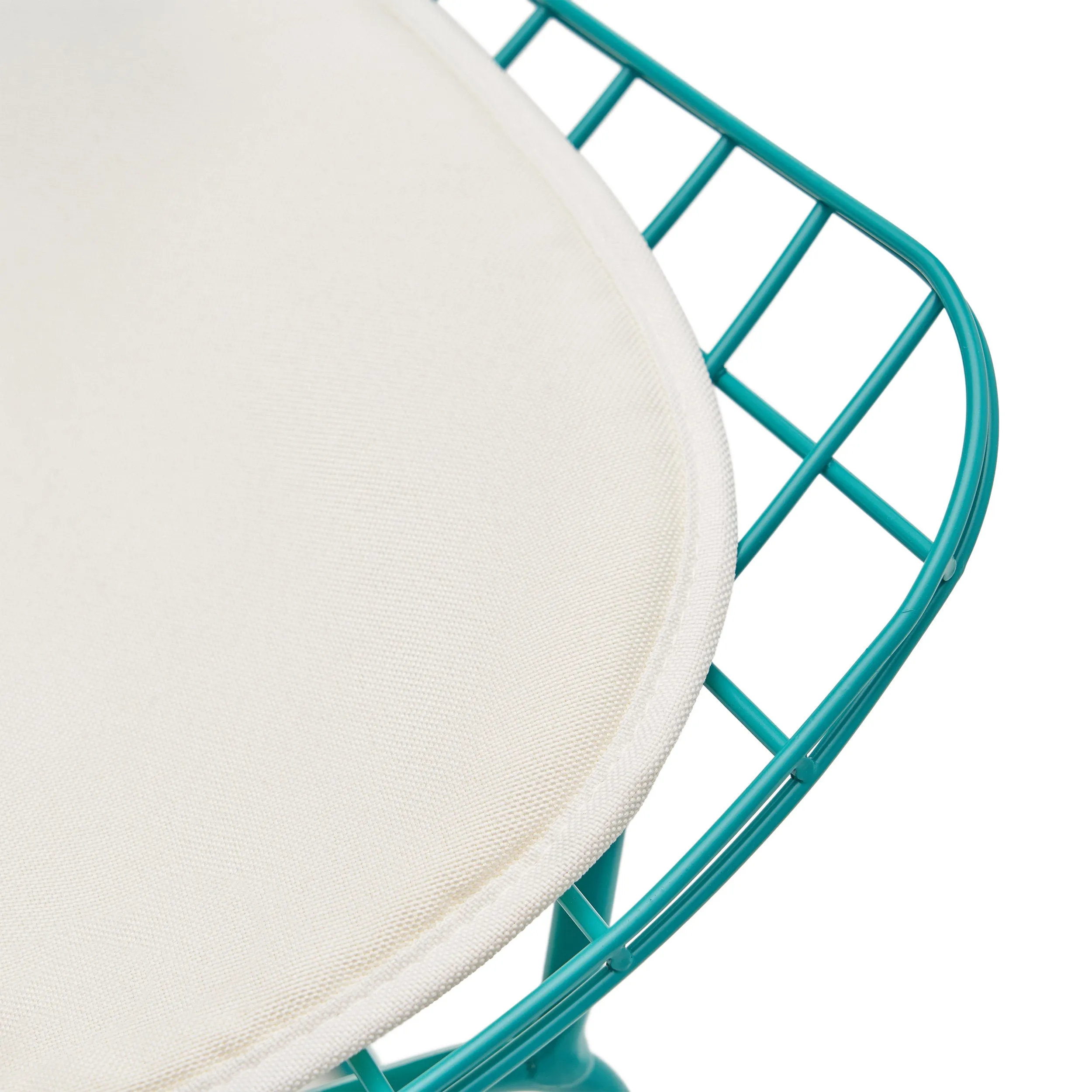 Fonda Outdoor Iron Chairs (Set of 2)