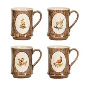 Forest Walk - Animal Mug Assorted (Set of 4)