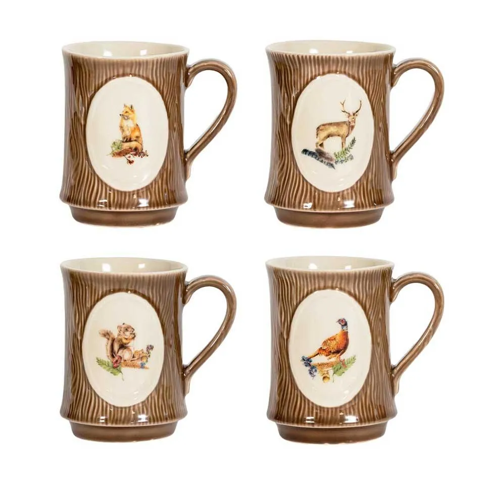 Forest Walk - Animal Mug Assorted (Set of 4)