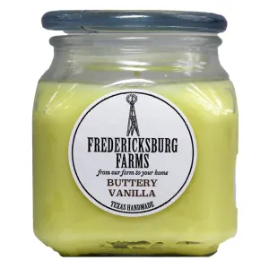 Fredericksburg Farms Buttery Vanilla 20oz Candle