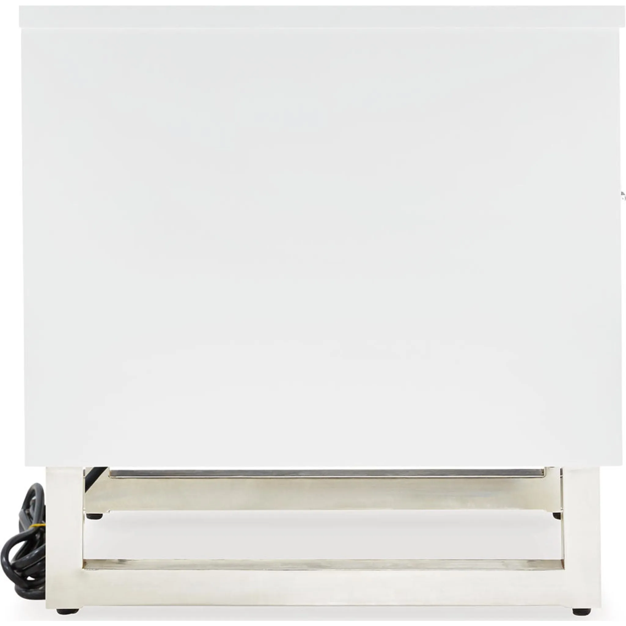 Gardoni Chairside End Table - White/Black