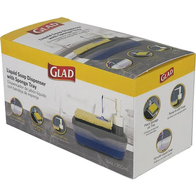 Glad Soap Dispenser With Tray
