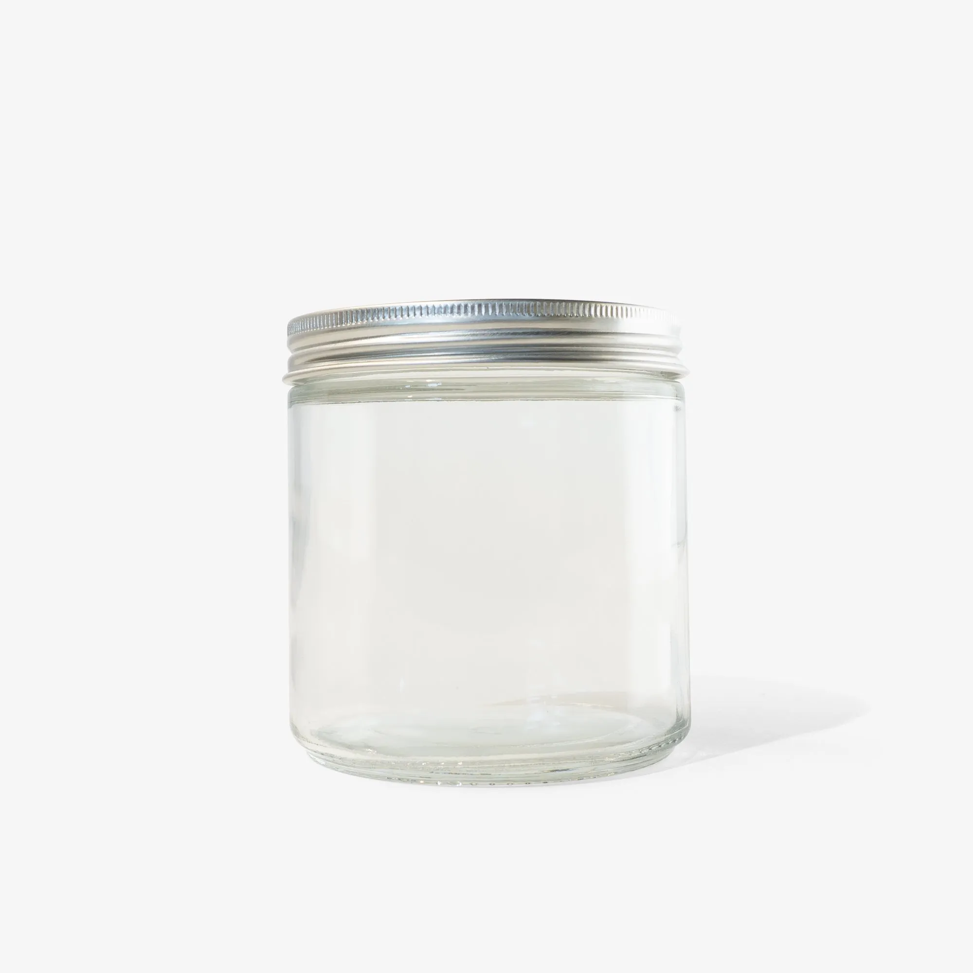 Glass Jar with aluminum lid