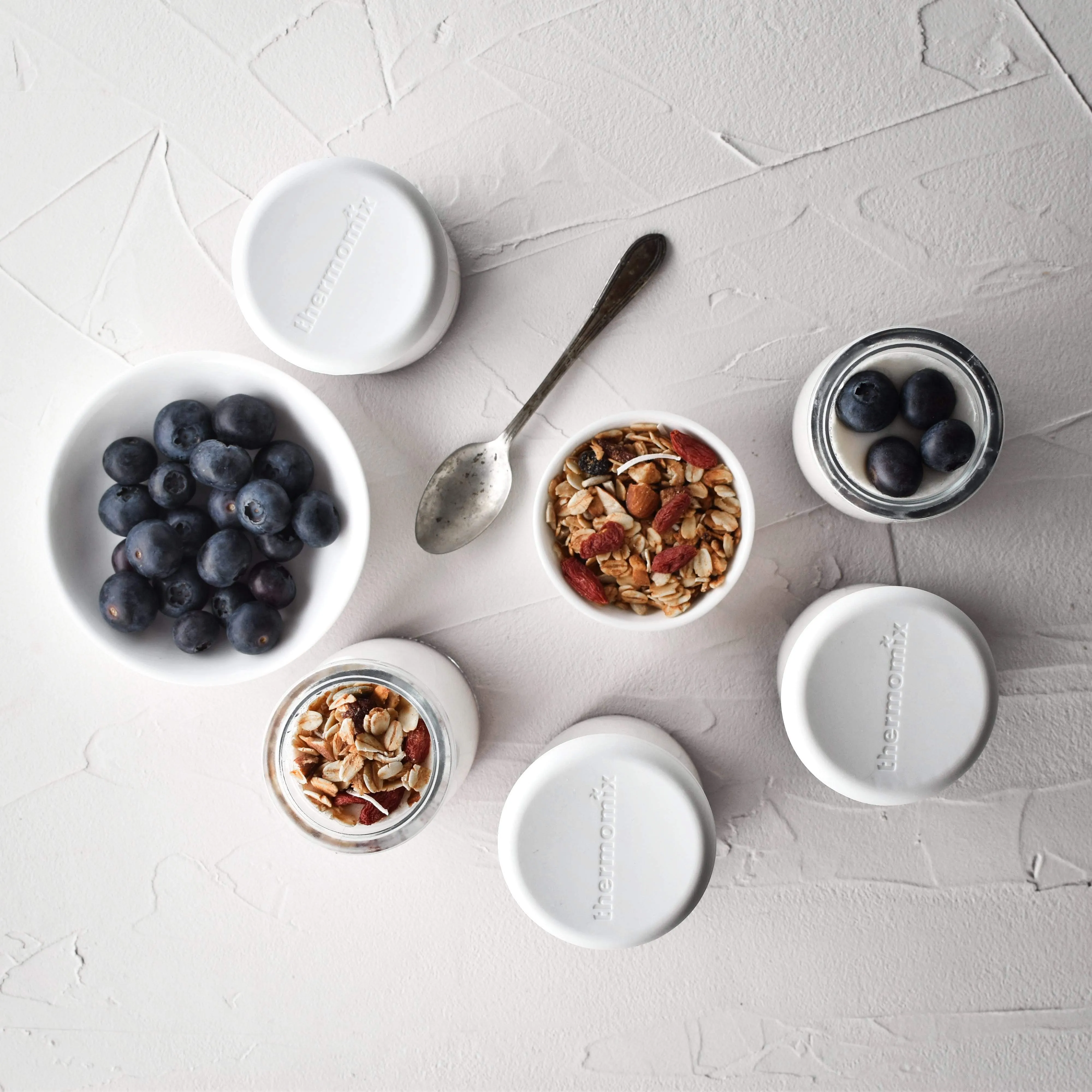 Glass Yoghurt Jars
