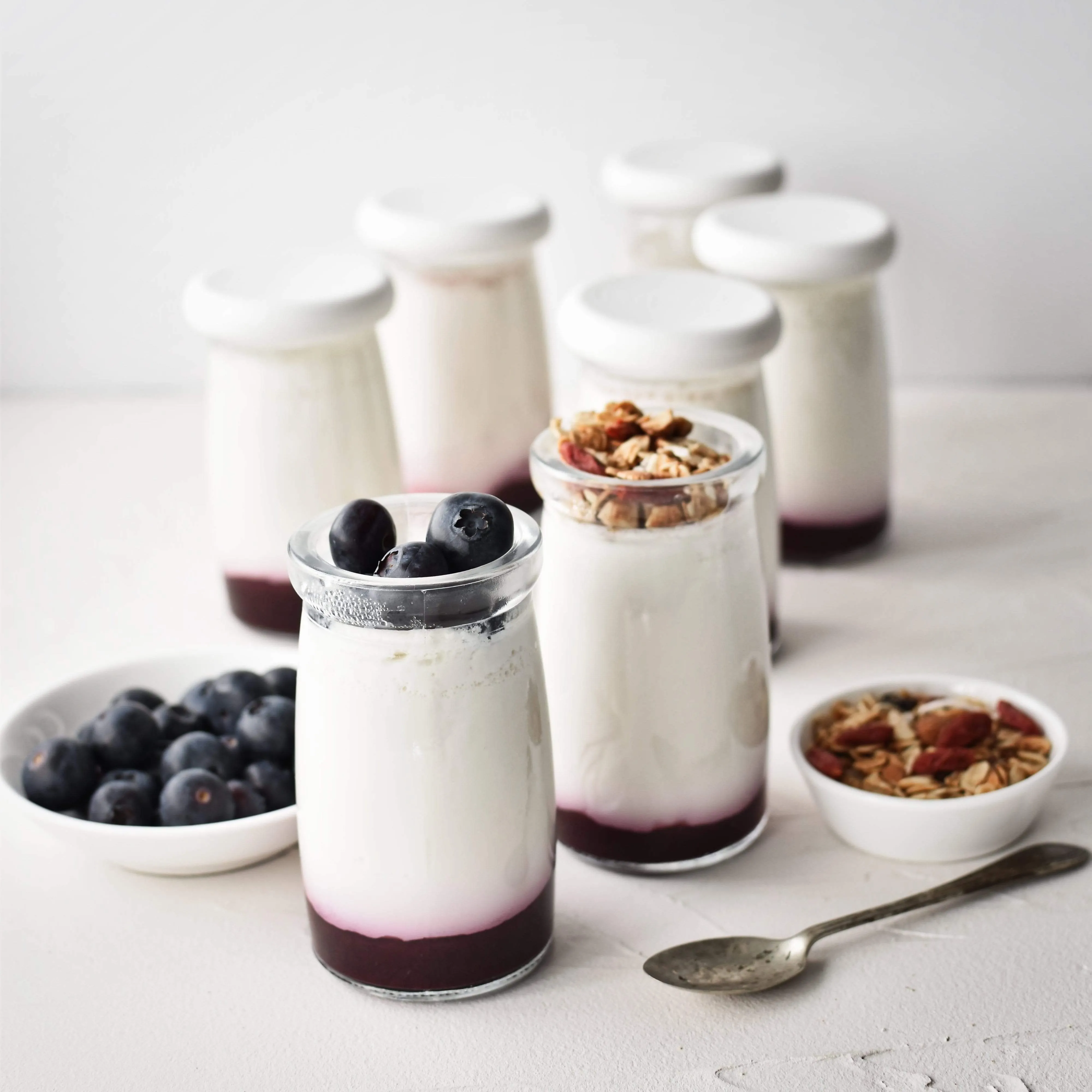 Glass Yoghurt Jars