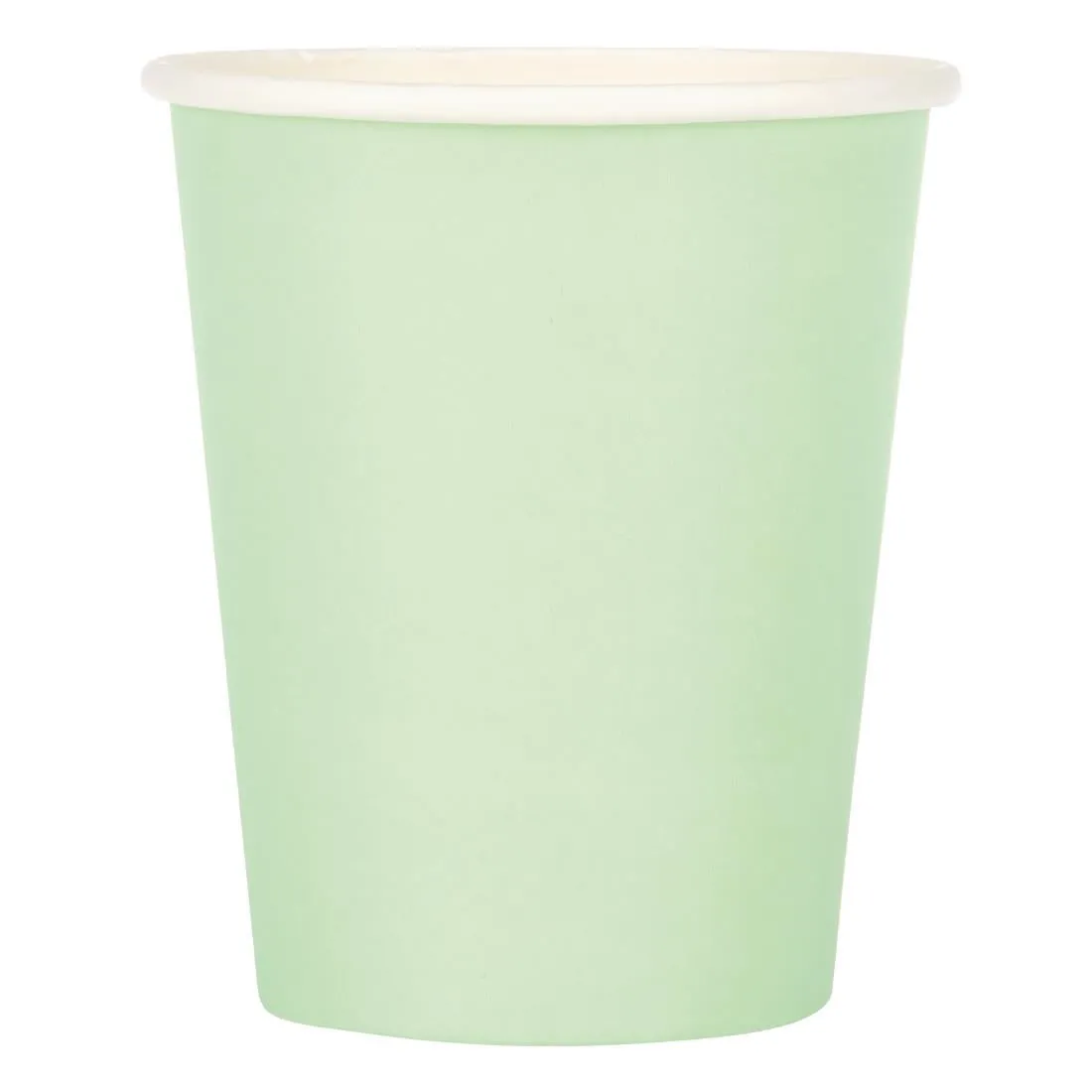 GP400 Fiesta Recyclable Coffee Cups Single Wall Turquoise 225ml / 8oz (Pack of 50)