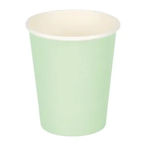 GP400 Fiesta Recyclable Coffee Cups Single Wall Turquoise 225ml / 8oz (Pack of 50)