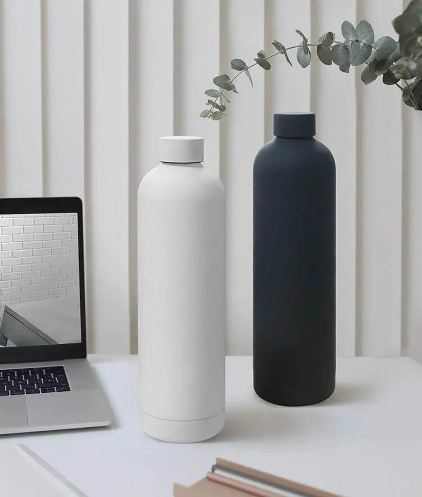 GRIGNY - Soft Touch Insulated Water Bottle - 1000ml - White