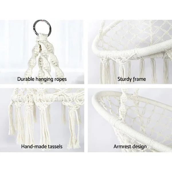 Hanging Swing Chair Hammock - Cream