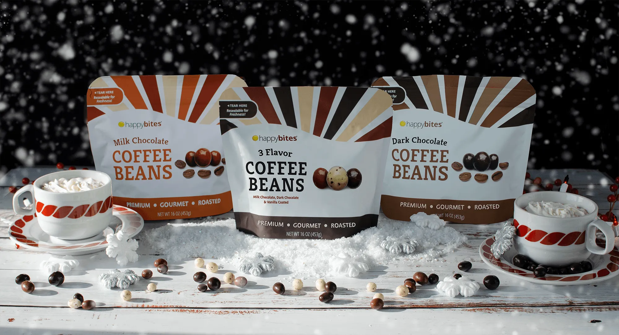 Happy Bites Dark Chocolate Coffee Beans