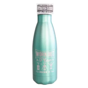 HydrationStation Mint Metal Flask - Workout