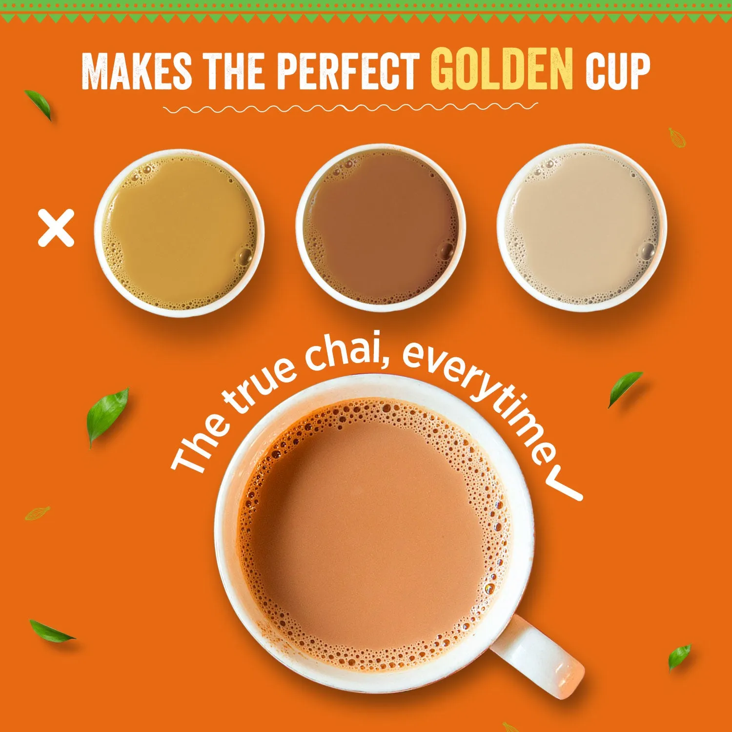 Instant Tea - Cardamom - Regular Sugar (36 Sachets)