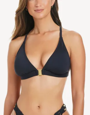 La Cote D'Azur Macrame Front Open Bikini Top