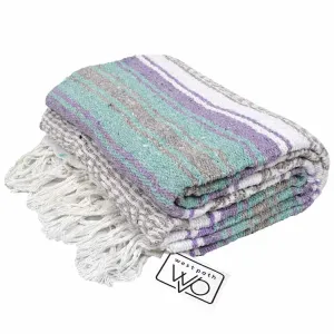 Lavender Mexican Falsa Blanket