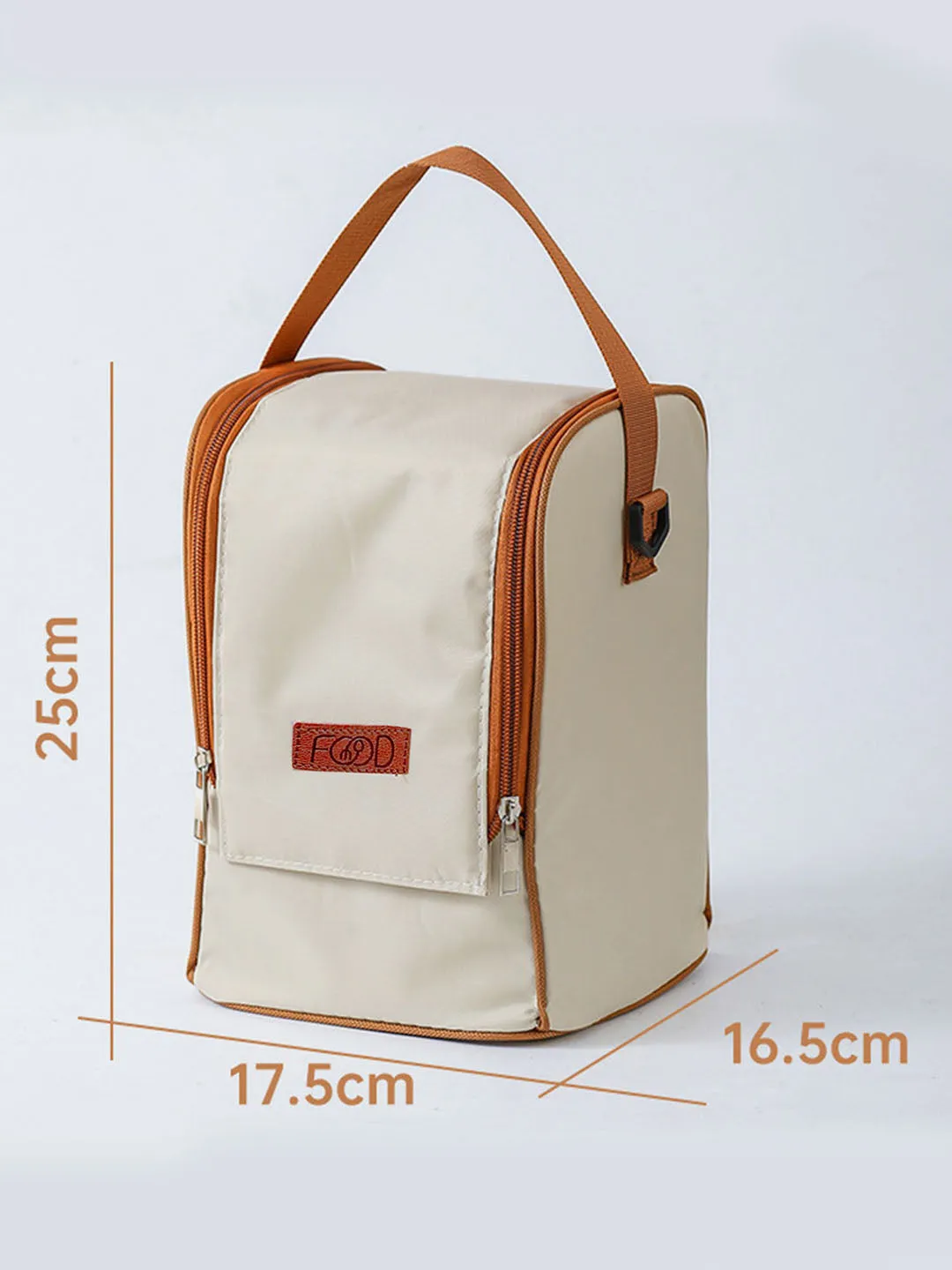 Little Surprise Box Cream Vertical dual Layered Stainless Steel Lunch Box with insulated Cover