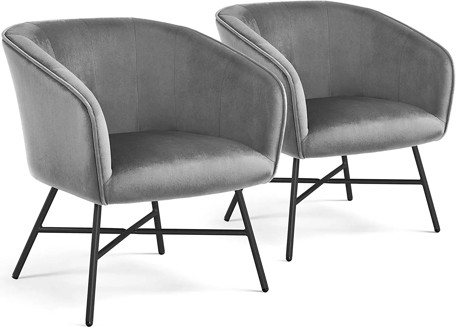 Living Room  Upholstered Armchair Velvet SET