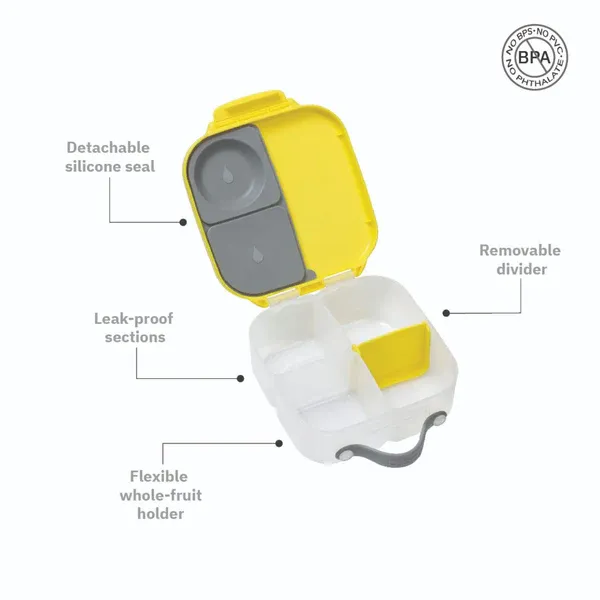 Mini Lunchbox-Lemon Sherbet Yellow