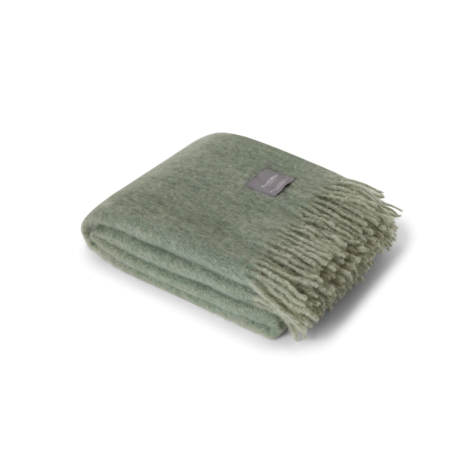 Mohair Blanket Rolled Fringe
