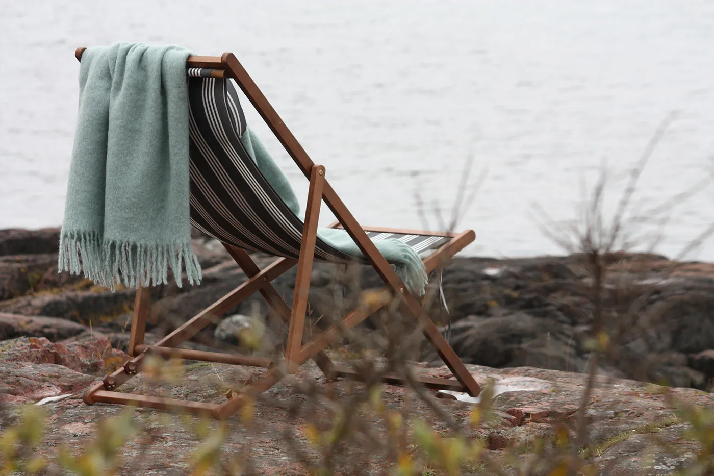 Mohair Blanket Rolled Fringe