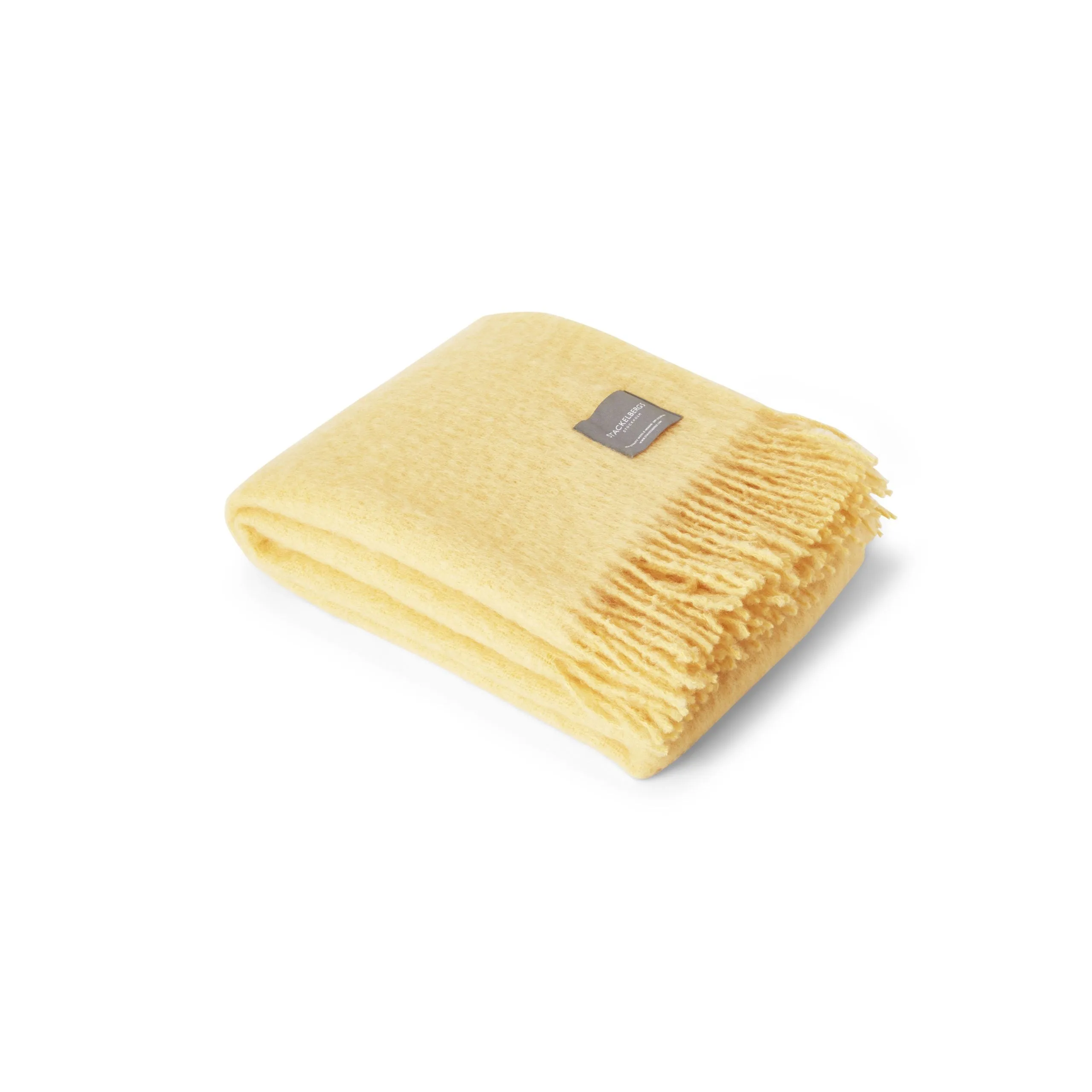 Mohair Blanket Rolled Fringe