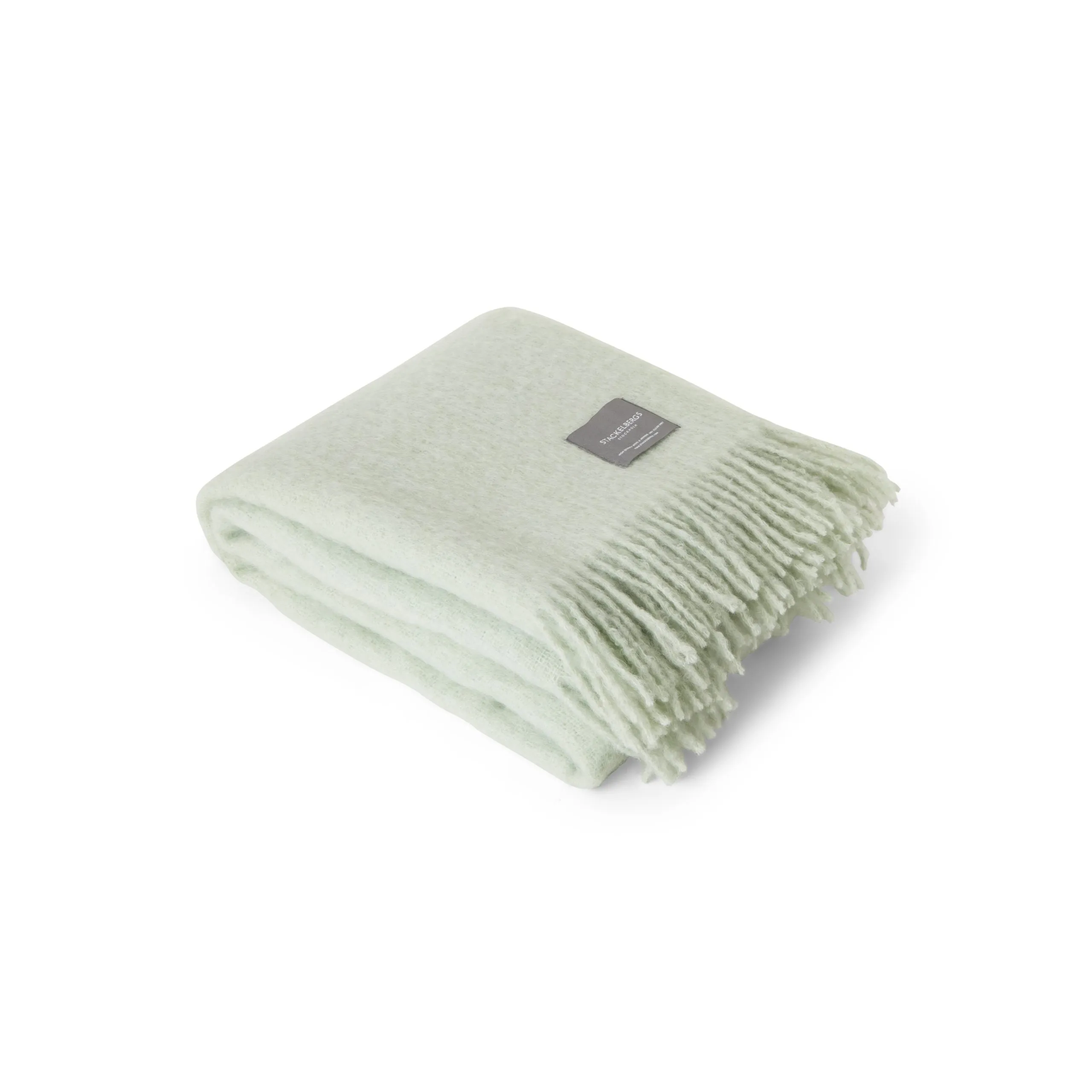 Mohair Blanket Rolled Fringe