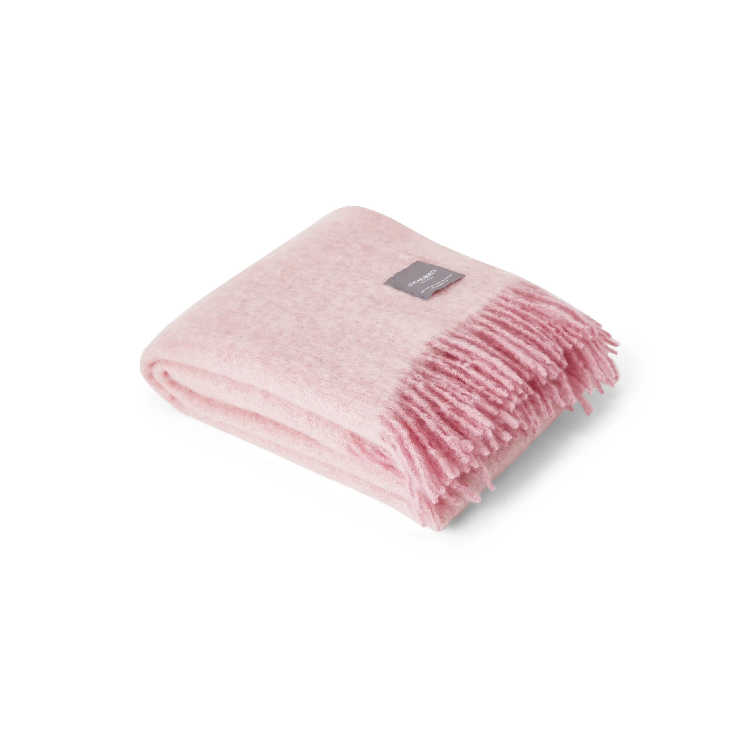 Mohair Blanket Rolled Fringe
