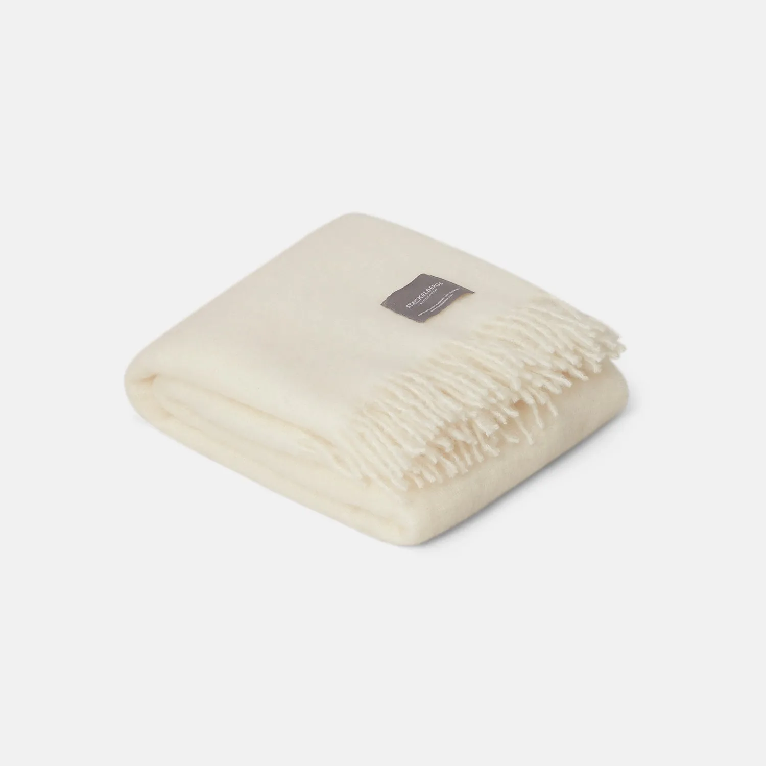 Mohair Blanket Rolled Fringe