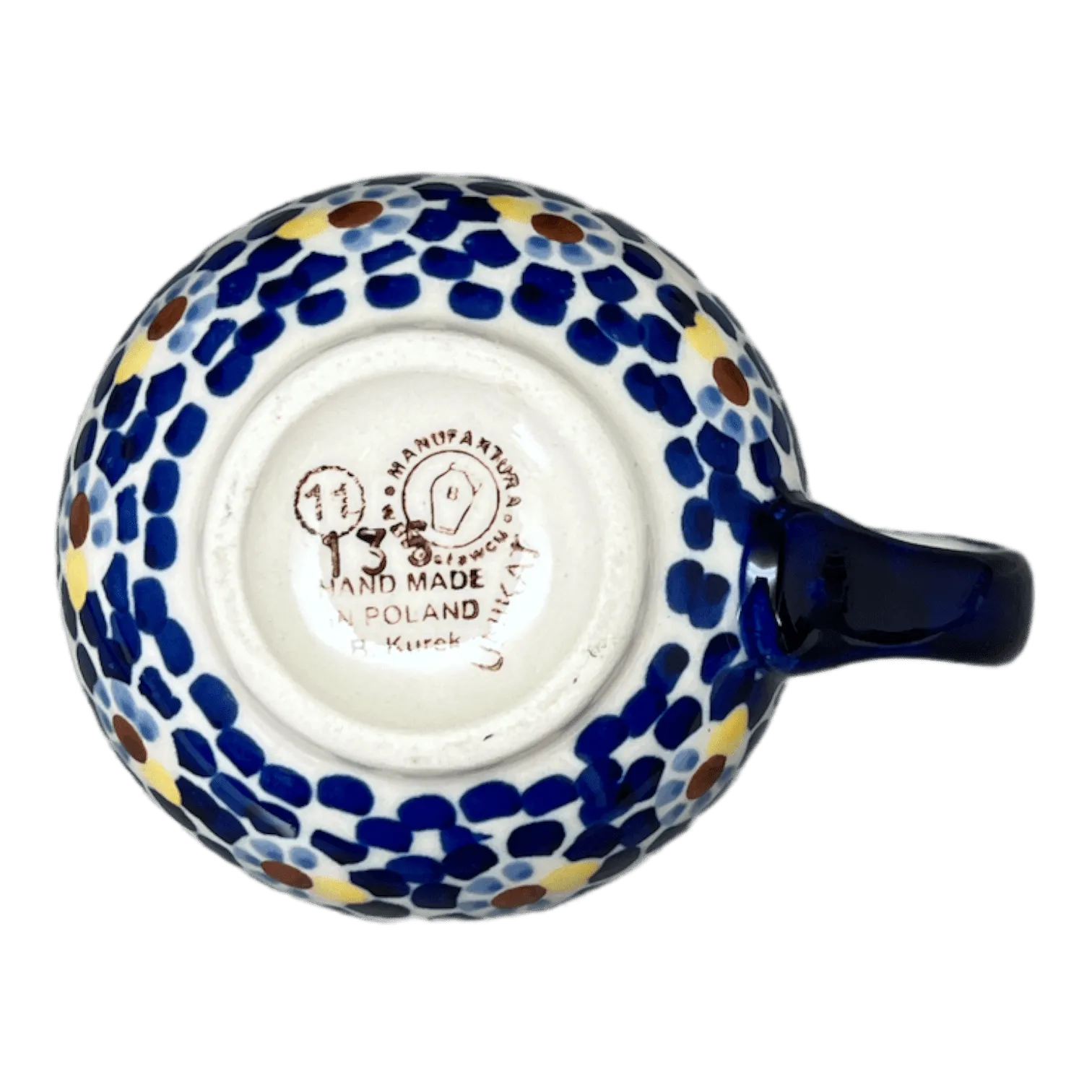 Mug, Belly Mug, Small, 7 oz in "Kaleidoscope" by Manufaktura | K067U-ASR