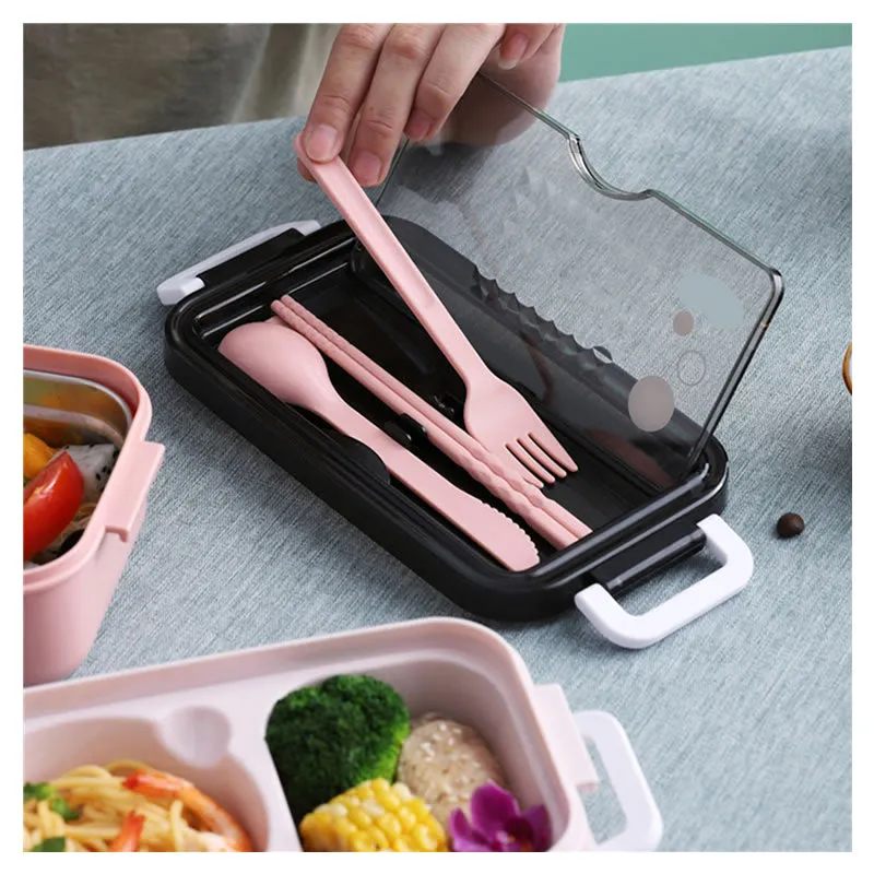 Multi-Layer Divisible Lunch Box Id-71 Pink