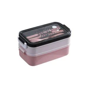 Multi-Layer Divisible Lunch Box Id-71 Pink