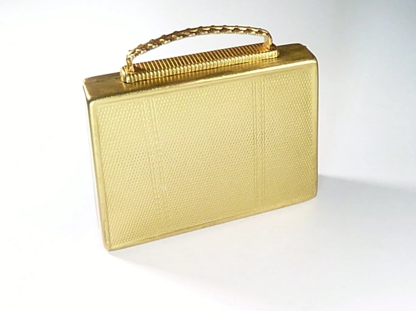 Musical Mascot Handbag Novelty Powder Compact 1950s