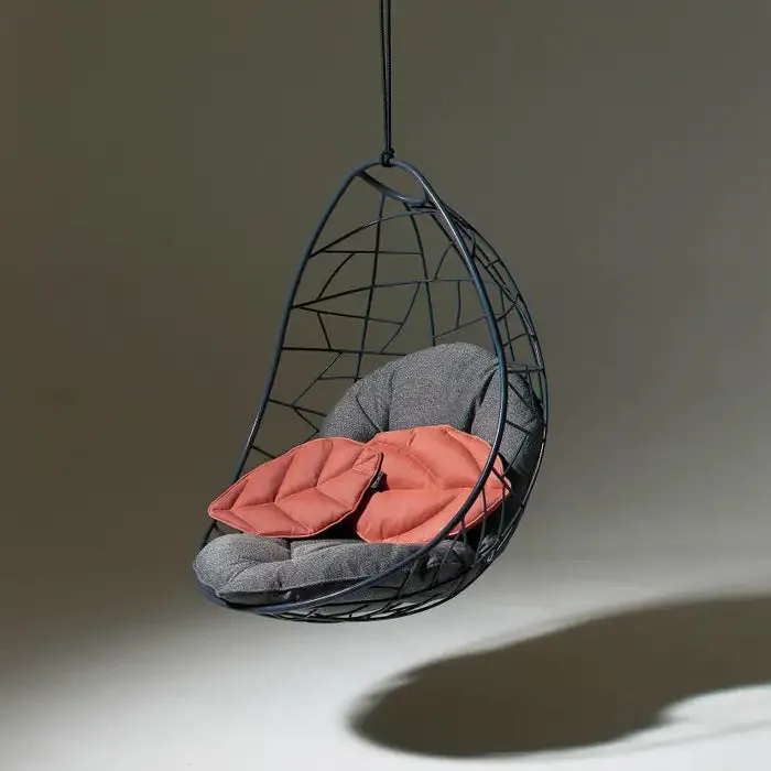 Nest Egg Hanging Swing Chair in Black