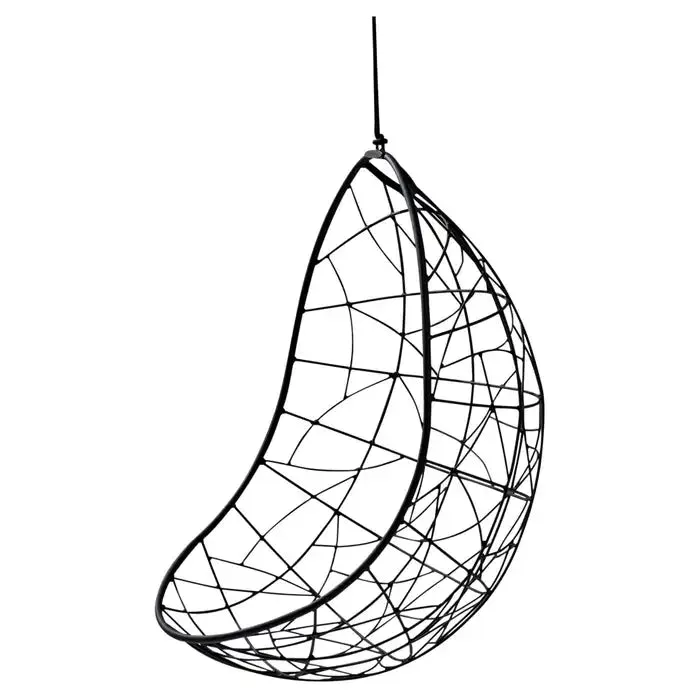 Nest Egg Hanging Swing Chair in Black
