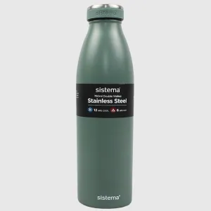 NORDIC GREEN SISTEMA HYDRATION 750ML STAINLESS STEEL BOTTLE