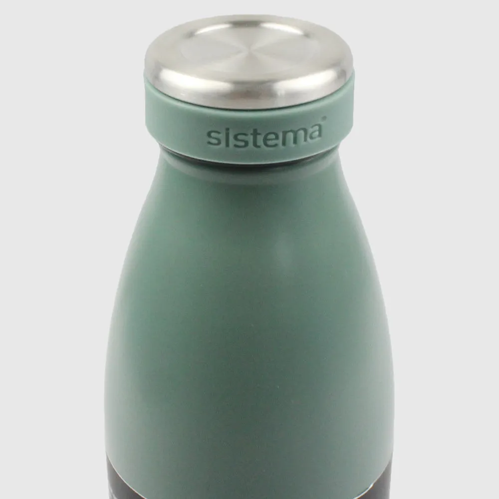 NORDIC GREEN SISTEMA HYDRATION 750ML STAINLESS STEEL BOTTLE