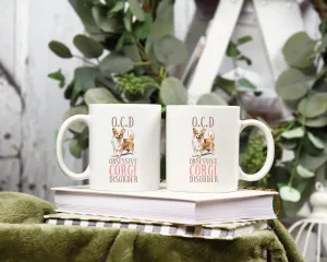 OCD Corgi Dog 12oz Coffee Mug