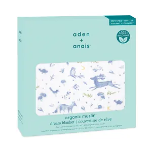 Organic Cotton Dream Blanket - Outdoors Sleepy Forest