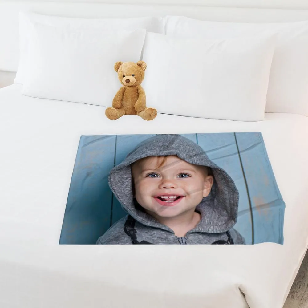 Personalized Photo Throw Blanket | Custom Blanket With Pictures