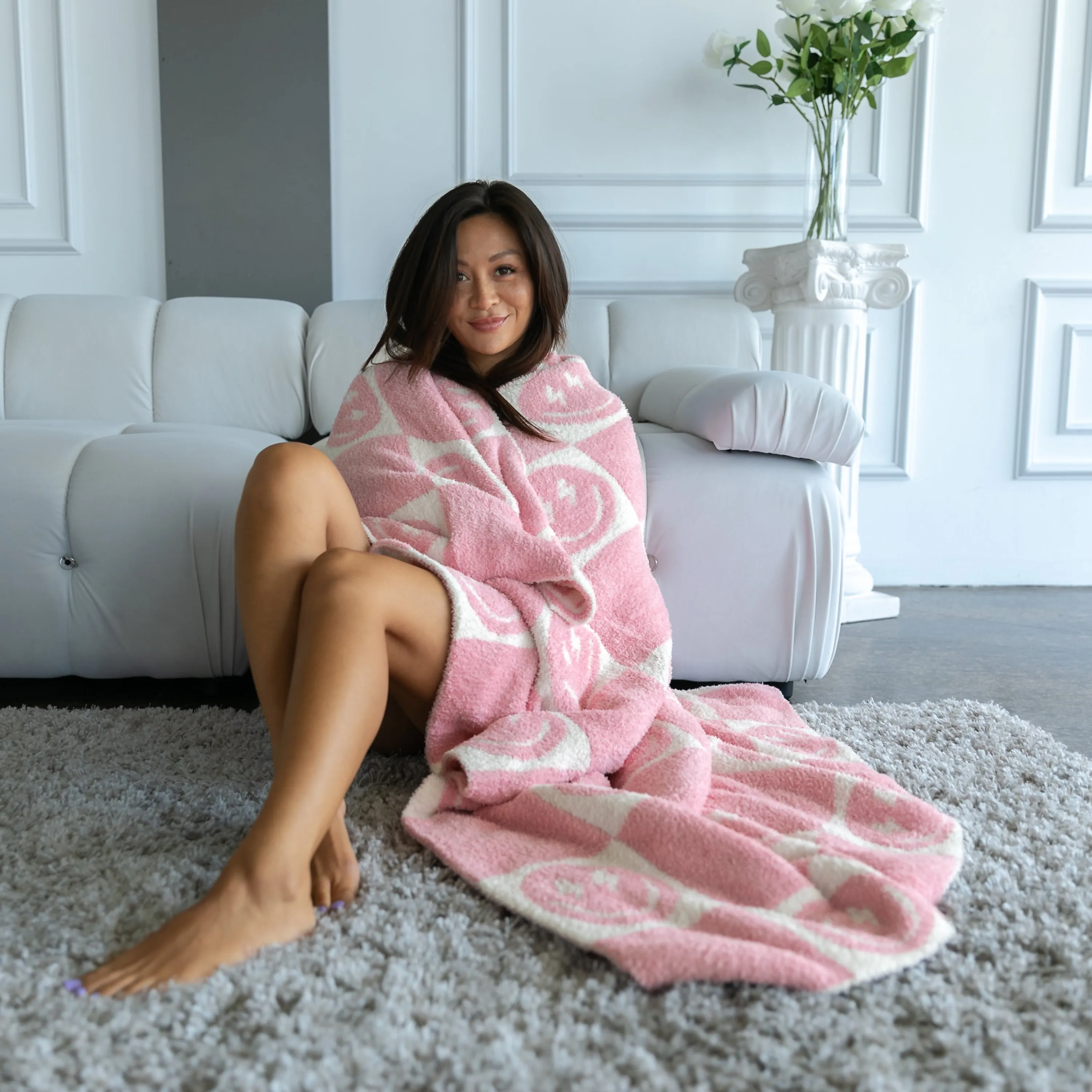 Pink Bolt Blanket