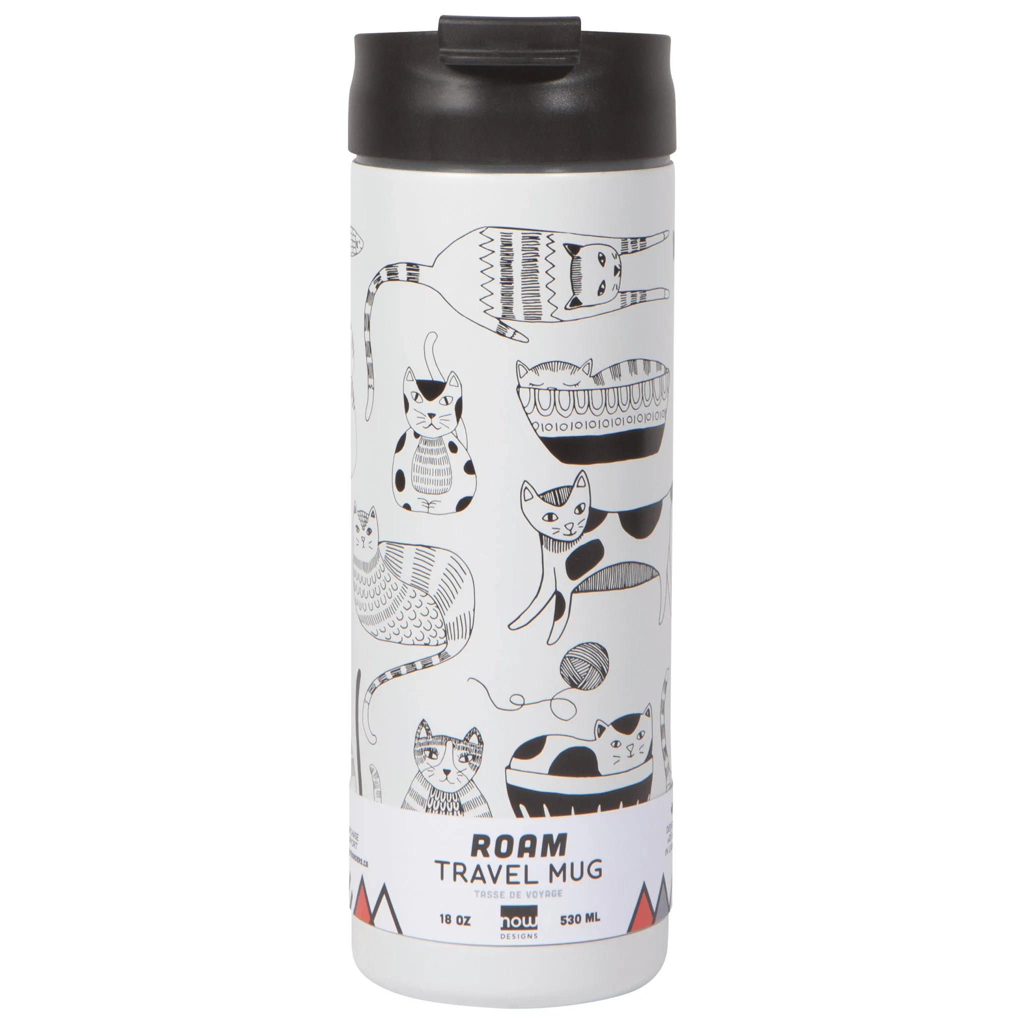Purr Party Travel Mug 18 oz
