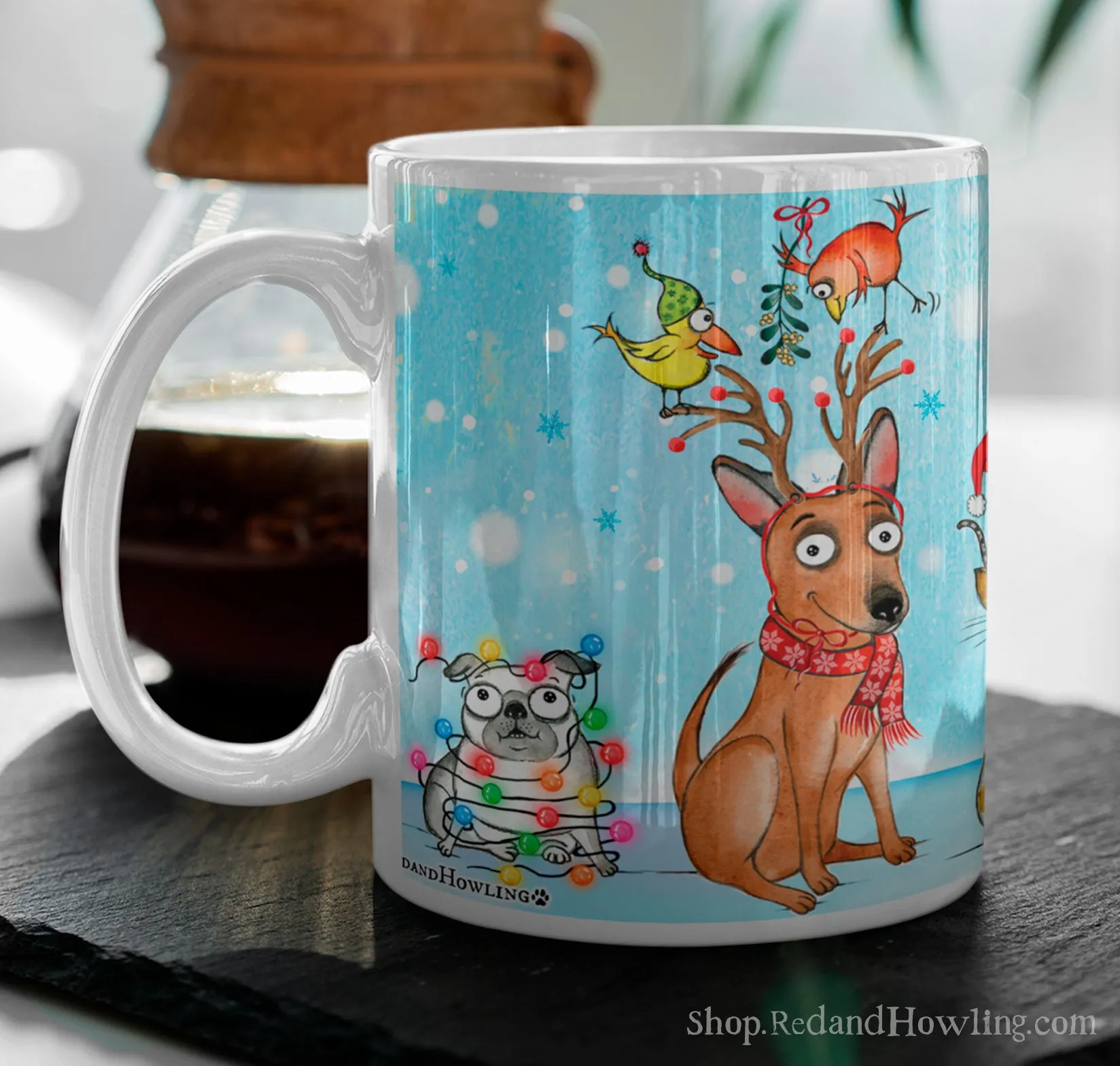 "Life is Better with Furiends"Holiday Mug