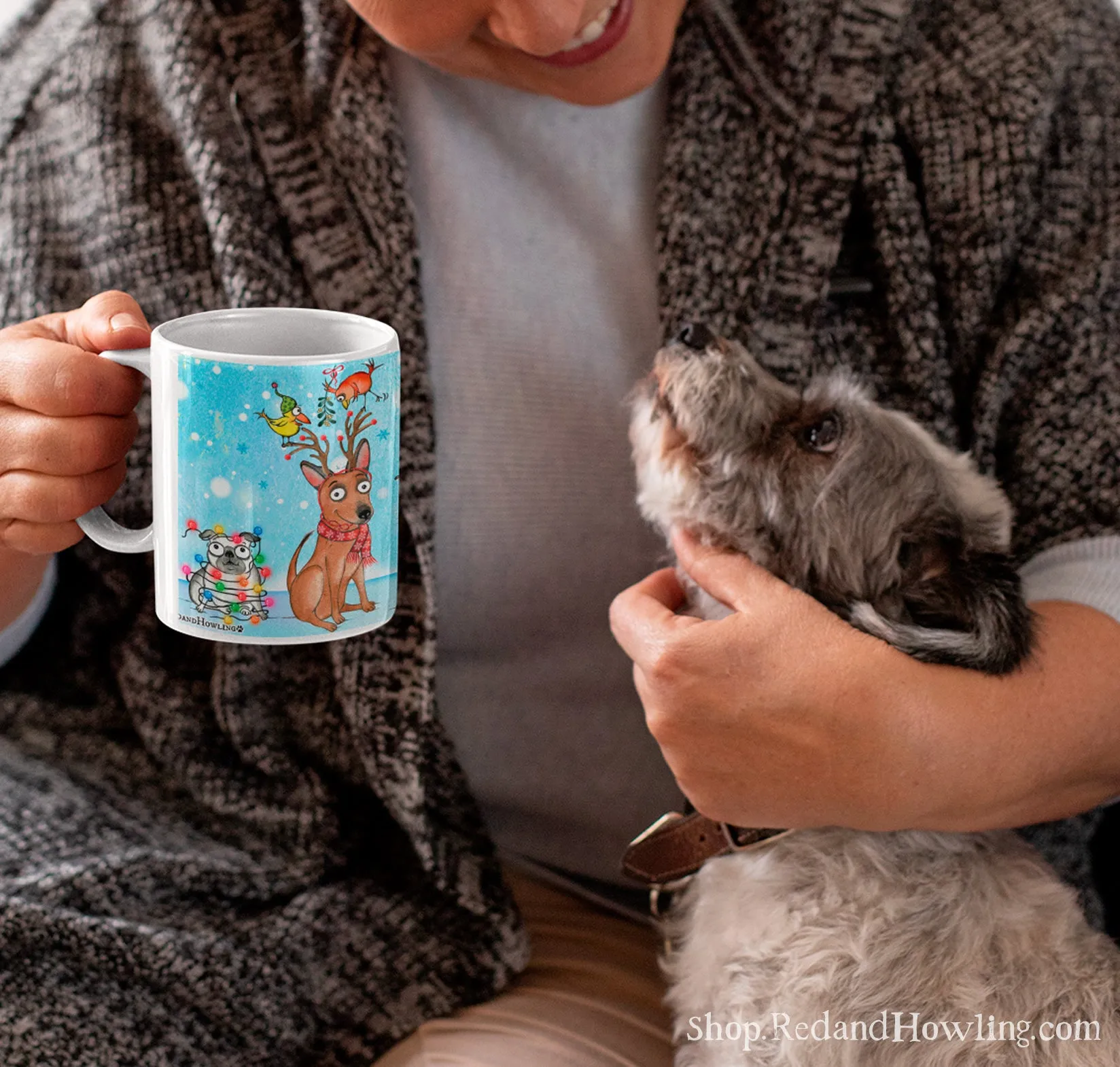 "Life is Better with Furiends"Holiday Mug