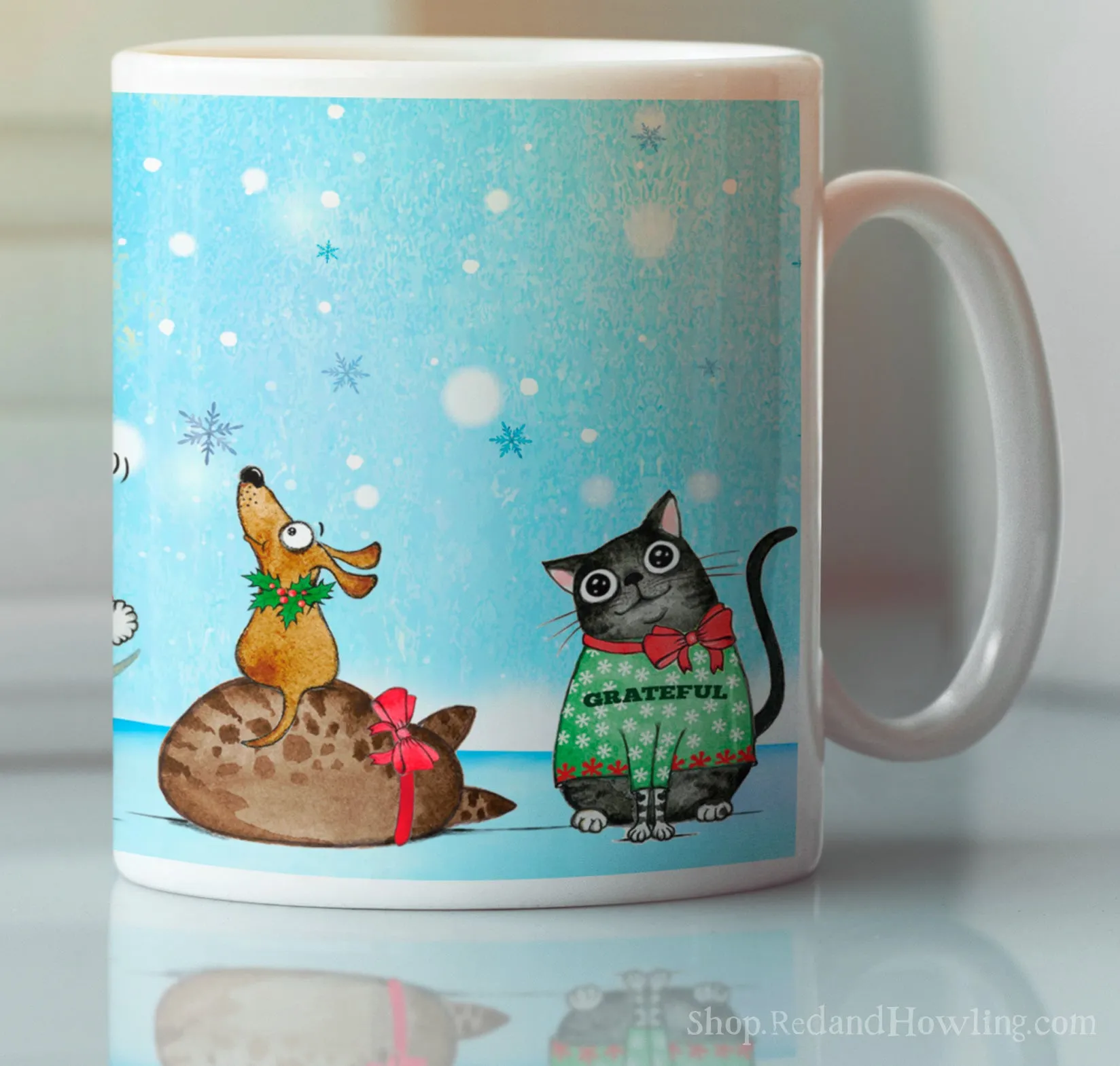 "Life is Better with Furiends"Holiday Mug