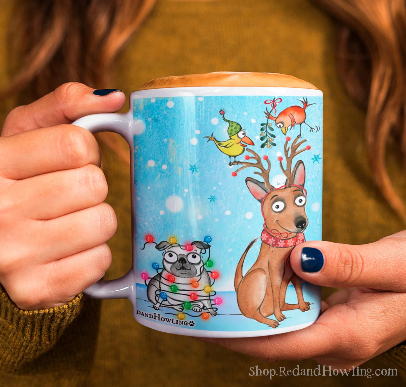 "Life is Better with Furiends"Holiday Mug