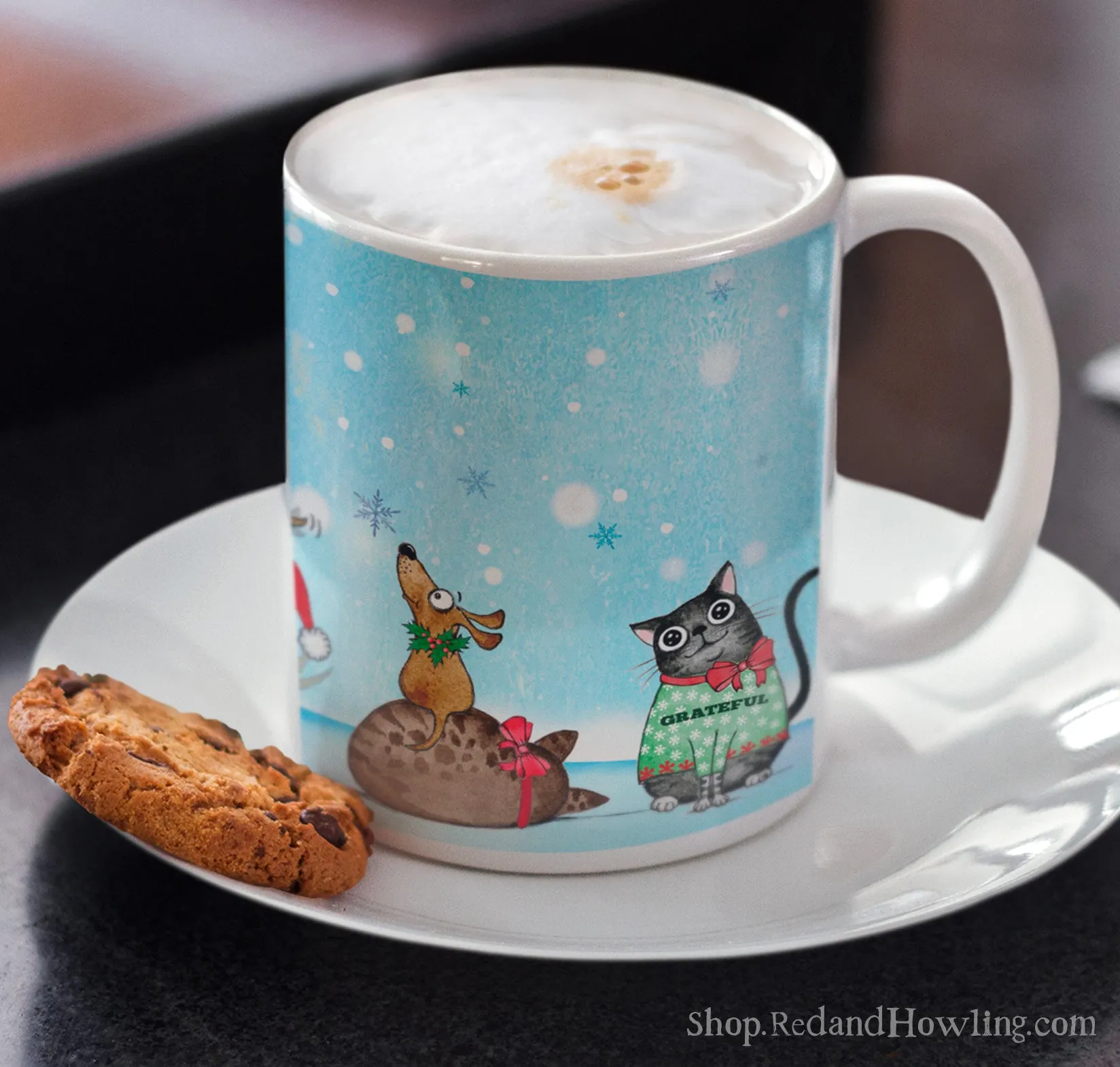 "Life is Better with Furiends"Holiday Mug