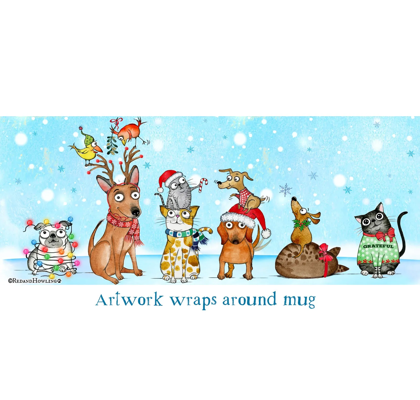 "Life is Better with Furiends"Holiday Mug