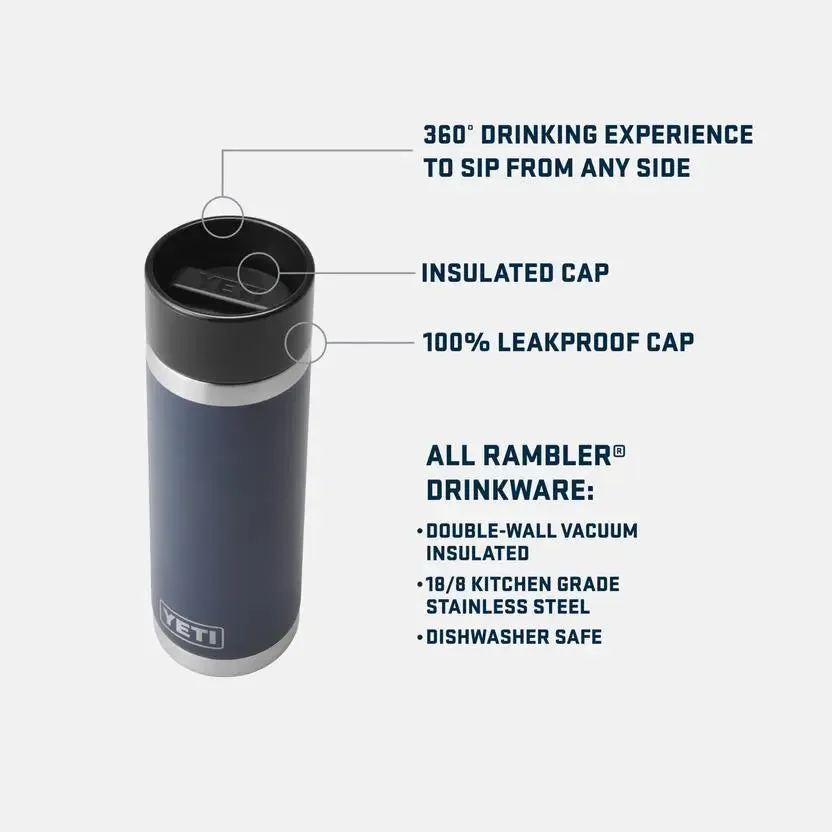 Rambler® 18 oz (532 ml) HotShot™ Bottle - White