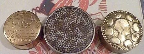Rare Antique L T Piver Powder Boxes / Compacts 1920s